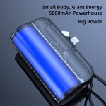 Power Bank Factory - 5000mAh GAN Tech Hidden Plug