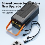 Power Bank Manufacturer - 100000mAh Solar 4 Cable