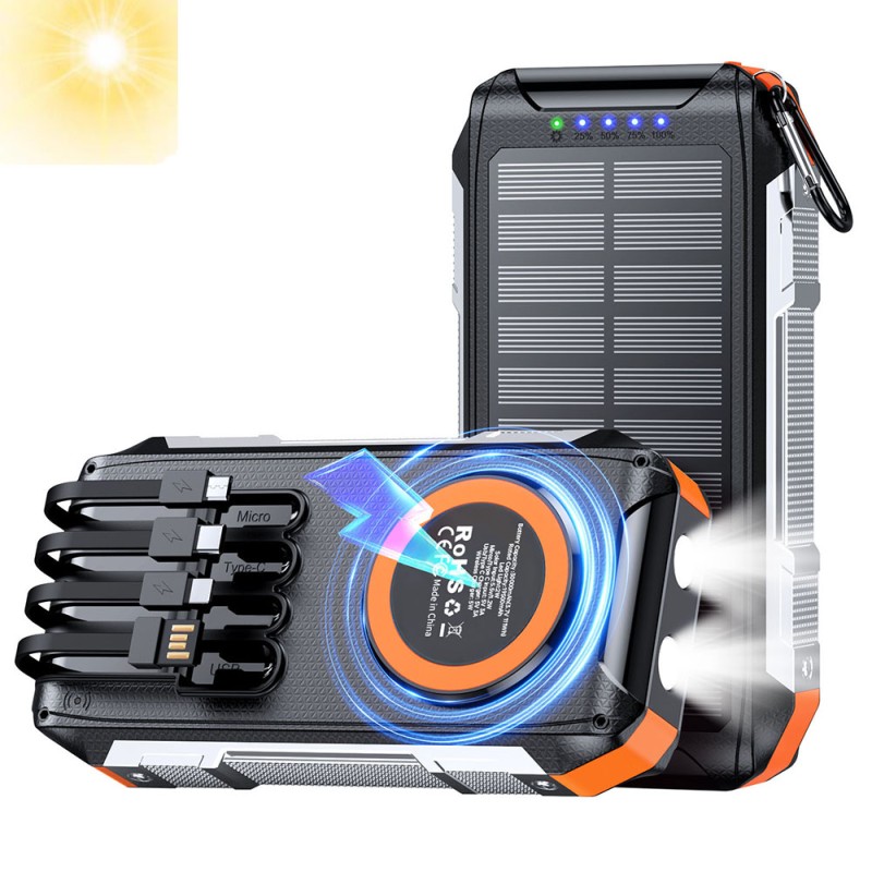 Solar Charger Factory - 4-in-1 30000mAh Magnetic