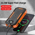 Solar Power Bank Factory - 30000mAh IP65 Waterproof SOS