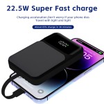 Power Bank Factory - 10000mAh Li-Polymer Built-in Cable