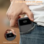 Power Bank Factory - 10000mAh Built-in Cable LED