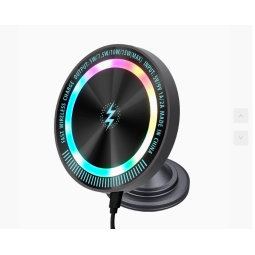 Car Charger Factory - Magnetic 15W QC3.0 Ambient Light