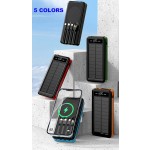 Solar Power Bank Factory - 10000mAh Waterproof Wireless
