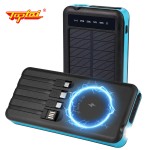 Solar Power Bank Factory - 10000mAh Waterproof Wireless