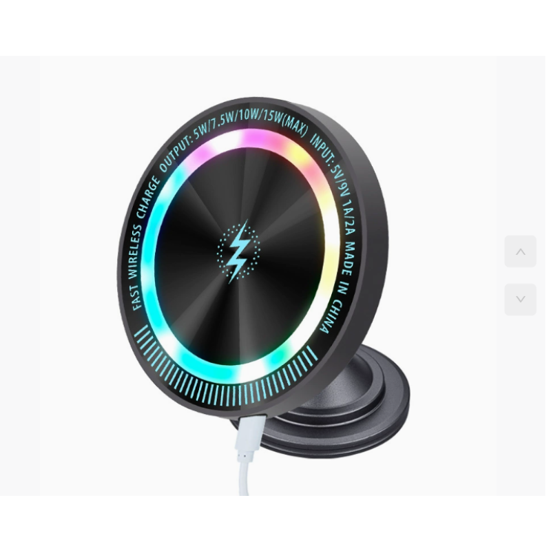 Car Charger Manufacturer - 15W Magnetic Dashboard LED
