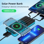 Solar Power Bank Factory - 10000mAh Wireless Display