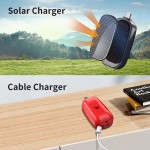 Solar Charger Manufacturer - Keychain 1200mAh Emergency