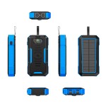 Solar Power Bank Factory - 30000mAh IP65 Waterproof SOS