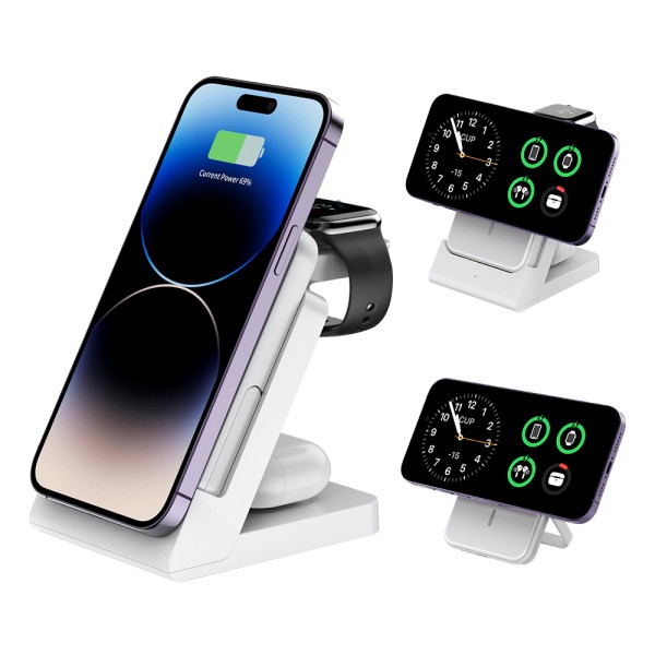 Wireless Charger Manufacturer - 3-in-1 5000mAh IP Watch