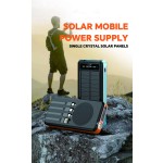 Solar Power Bank Factory - 10000mAh Waterproof Wireless
