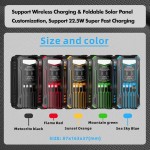 Solar Power Bank Manufacturer - 20000mAh Foldable Waterproof