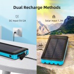 Solar Power Bank Factory - 10000mAh Wireless Display