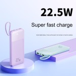 Power Bank Supplier - OEM 10000mAh Portable 4 Cables Power Bank