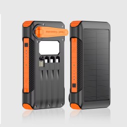 Power Bank Supplier - OEM 20000mAh Waterproof Solar Li-polymer