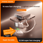 Power Bank Factory - OEM 20000mAh PD22.5W Built-in Wires