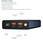 Power Bank Factory - OEM 100W 30000mAh Aluminum Fast Charging