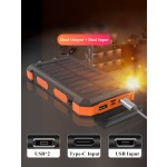 Power Bank Factory - OEM 20000mAh Portable Solar Phone Charger