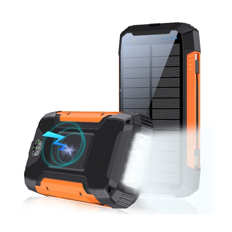 Power Bank Supplier - OEM 30000mAh Waterproof Solar Charger