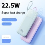 Power Bank Supplier - OEM 10000mAh Portable 4 Cables Power Bank