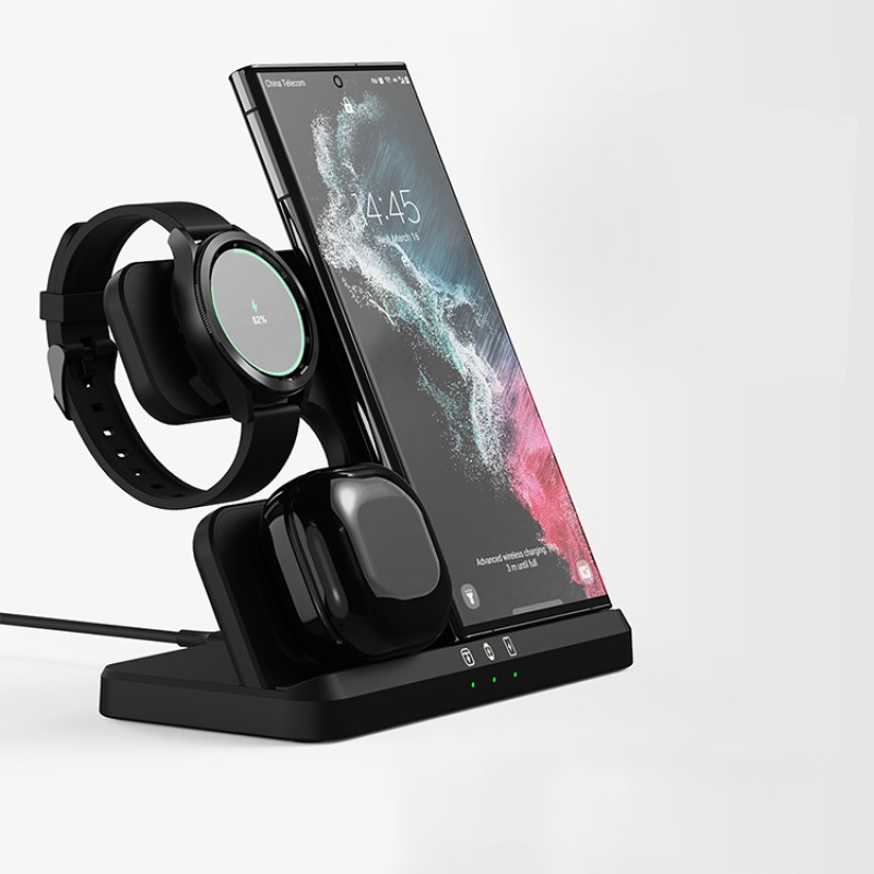 Wireless Charger Supplier - OEM 3-in-1 Desktop 15W Output