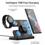 Wireless Charger Manufacturer - OEM 10W 3in1 Charging Station
