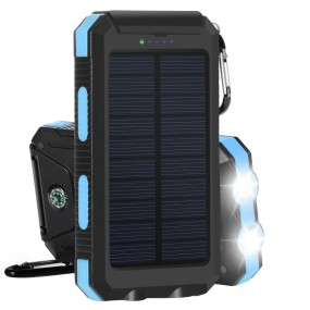 Power Bank Supplier - OEM Waterproof 10000mAh Solar Battery
