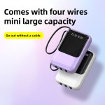 Power Bank Factory - OEM 10000mAh Built-in 4 Cables