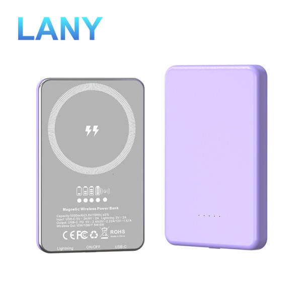 Power Bank Supplier - OEM 5000mAh Ultra-Thin Magnetic