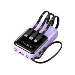 Power Bank Factory - OEM 10000mAh Built-in 4 Cables