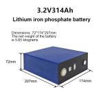Lifepo4 Cell Manufacturer - OEM 3.2V 280Ah Grade A Battery