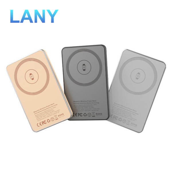 Power Bank Factory - OEM 5000mAh Solid-State Magnetic 3-in-1