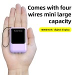 Power Bank Factory - OEM 10000mAh Built-in 4 Cables