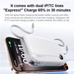 Power Bank Supplier - OEM 65W GaN Retractable Cable