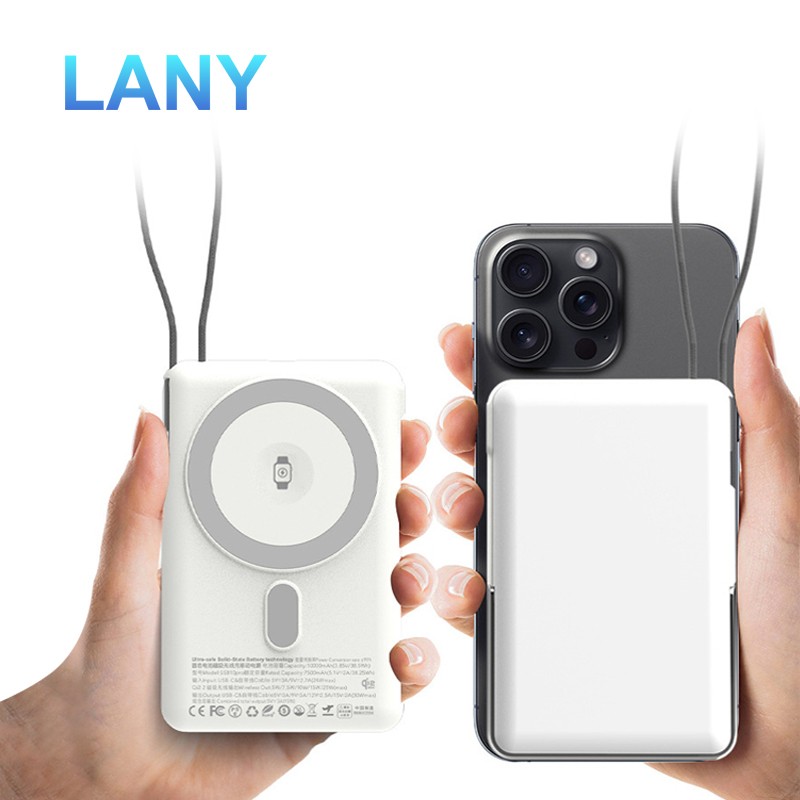 Power Bank Supplier - OEM 3-in-1 15W Magnetic 10000mAh