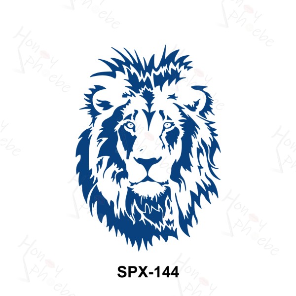 SPX草药长持续15天的纹身贴纸为男子定制美洲虎蓝色Genipa半永久果汁纹身200设计
