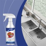 Jue Fish 60ml Fresh Lemon Scent Mildew Removal Spray Toilet Kitchen Washer Black Spots Removing Mould Remover Spray