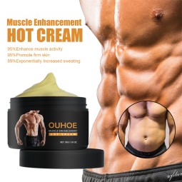 欧豪肌肉增强热霜肌肉活动增强紧实出汗加速热减肥乳脂肪团