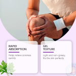 Ximonth Comfortable Body Massage Gel for Daily Care Joints Knees Elbows Shoulders External Application Soothing Relief Gel