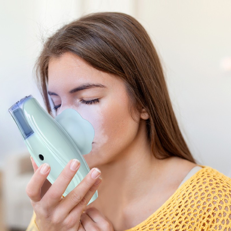 LR-06 Wireless Handheld Warm Facial Eyes Hot Steamer Humidifier Small Molecule Eye SPA Moisturizing Nebulizer