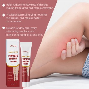 South Moon 20g Lymphatic Massage Cream Leg Pain Vericose Vein Discomfort Relieving Swelling Reducing Lymph Cream