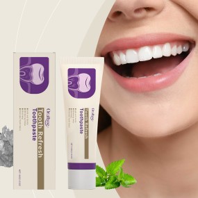 Oralhoe Tooth Refresh Natural Toothpaste Eliminate Tooth Stains Mint Flavor Enhance Gum Health Whiten Teeth