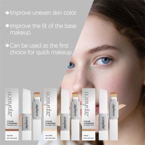 ZEPHOCO Color Changing Foundation Stick Uneven Skin Color Base Makeup Fit Improving Best Foundation Sticks