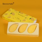 Ibcccndc 3个小芒果化妆蛋海绵套装化妆工具套装