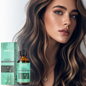 OUHOE 60ml Rosemary Scalp Hair Strengthening Oil Hair Strengthening Revitalizing Repairing Alopecia Balding Improving Oil