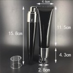 50g真空泵头白色黑色蓝色粉红色黄色管BB霜粉底液挤压瓶高端丙烯酸化妆品管