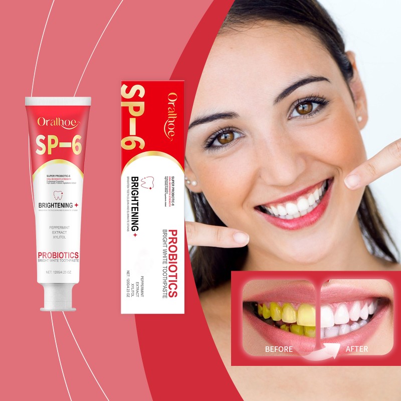 ORALHOE SP 6 Probiotics Bright Whitening Toothpaste Bulk Buy Sale Oral Care Products
