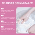 聚鱼生物酶清洁片10pcs去除油污食物污渍衣物颜色保护生物素衣物清洁片