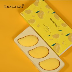 Ibcccndc 3个小芒果化妆蛋海绵套装化妆工具套装