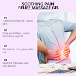 Ximonth Comfortable Body Massage Gel for Daily Care Joints Knees Elbows Shoulders External Application Soothing Relief Gel